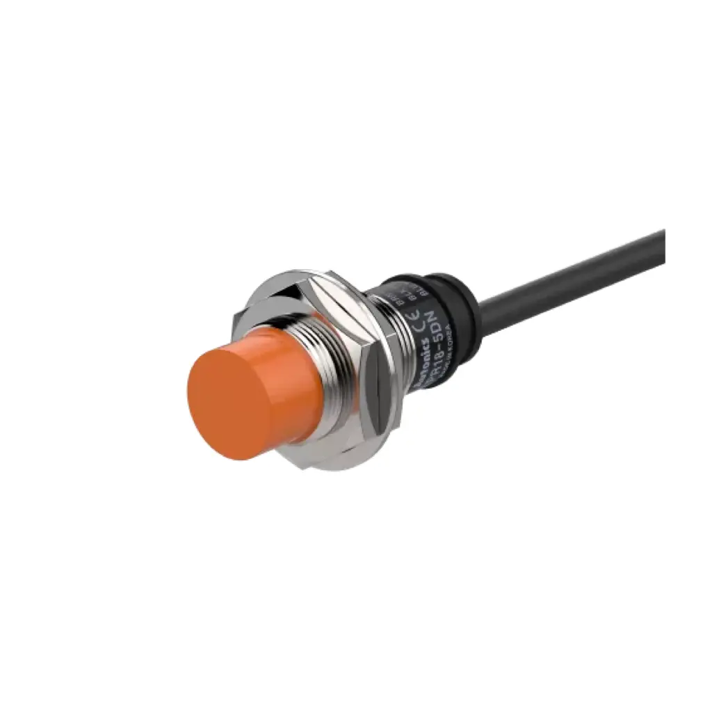 [PR18-8DP] AUTONICS Cylindrical inductive proximity sensor PNP, N/O, M18, 8mm, unshielded, 350Hz, 10–30 VDC